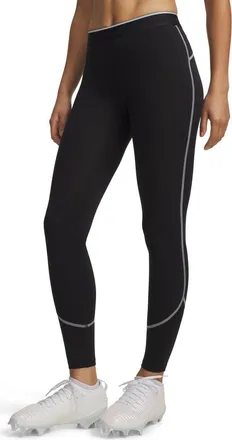 Under Armour HeatGear Elite Performance High Waist Leggings in 008 Ultimate Black at Nordstrom, Size Xx-Large