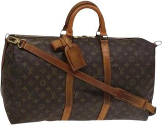 Louis Vuitton Pre-owned Weekend Bags, female, Brown, Size: ONE SIZE Pre-owned Keepall Bandouli&egrave;re 50