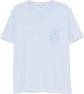 Loewe T-shirt con ricamo - Blu