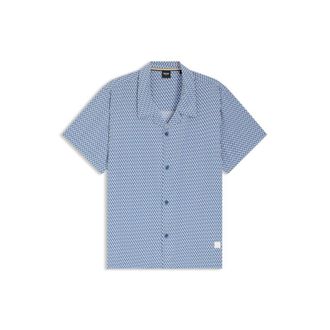 BOSS Regular-fit shirt with all-over print