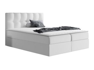 Mirjan24 Cama Continental Aedes, Soft 017, Doble, Continental, 160x200, Cuero Ecol&oacute;gico, Somieres, 166x208x103cm