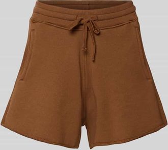 Rich & Royal Sweatshorts mit Eingrifftaschen in Cognac, Gr&ouml;&szlig;e XL