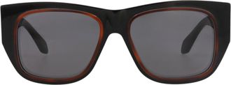Alaia Square-Frame Recycled Acetate Sunglasses