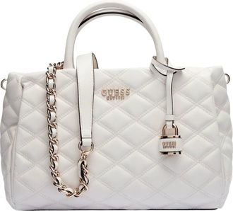 Guess Tamsin Satchel - Bags - Mujer - Blanco - ONE SIZE