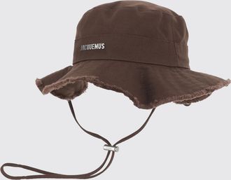 Jacquemus Cappello da pescatore in misto cotone con logo Jacquemus