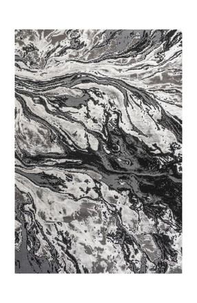 Jonathan Y Designs Swirl Marbled Abstract Area Rug in Black/ivory at Nordstrom, Size 3Ft 0In X 5Ft 0In