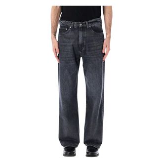 Our Legacy Straight Fit Jeans, male, Black, W32, Third Cut Jeans