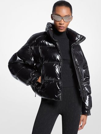 Michael Kors Nylon Cir&eacute; Puffer Jacket