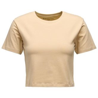 Black Diamond BD Stripe Crop S/S Tee T-Shirt f&uuml;r Damen | beige