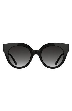 Kendra Scott Dira 51mm Gradient Tea Cup Sunglasses in Grey at Nordstrom