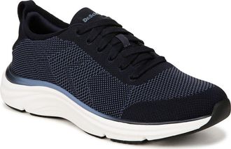 Dr. Scholls Feel Ready Plantar Fasciitis Leather Sneaker (Men) - Wide Width Available in Navy at Nordstrom, Size 10.5