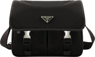 Prada Bags - Dames - Schoudertassen - Zwart - ONE Size - Leer - Tassen
