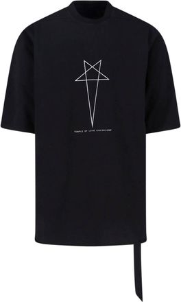 Rick Owens T-Shirt Pentagram Tommy