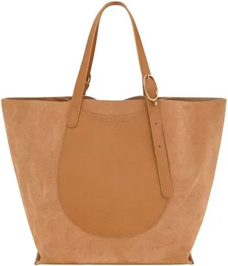 Longchamp Complice Soft Leather Open Tote in Pecan at Nordstrom