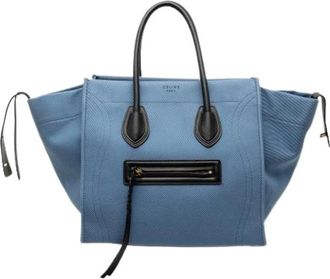 Celine Pre-owned Tote Bags, female, Blue, Size: ONE SIZE Pre-owned Phantom Tote