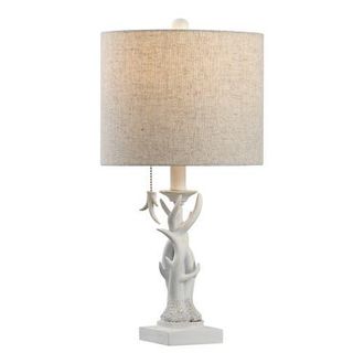 Jonathan Y Designs Gaston Resin Mini LED Table Lamp in Antique White at Nordstrom