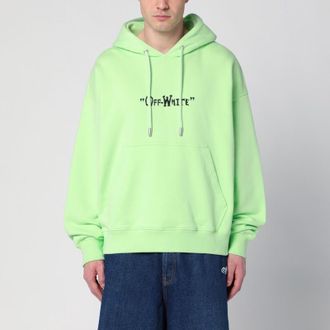 Off-white Mint green sweatshirt with logo
