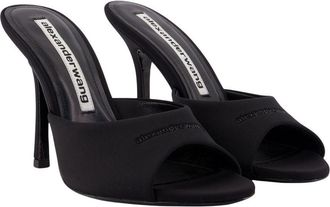 Alexander Wang Womens Cher Mule Black Synthetic Heels