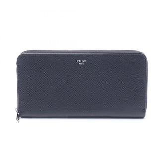 Celine Black Leather Long Wallet (Bi-Fold) (Pre-Owned)