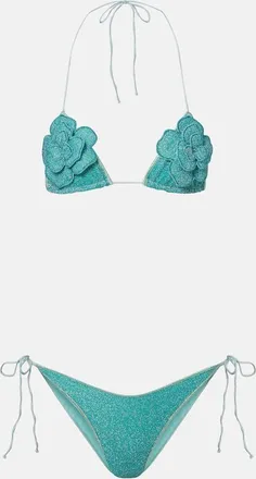 Os&eacute;ree Os&eacute;ree Bikini Lumi&egrave;re de lam&eacute; floral