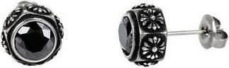 Ed Hardy Mens Cubic Zirconia Stud Earrings in Silver at Nordstrom Rack