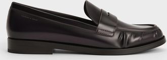 Charles & Keith Ruched Penny Loafers