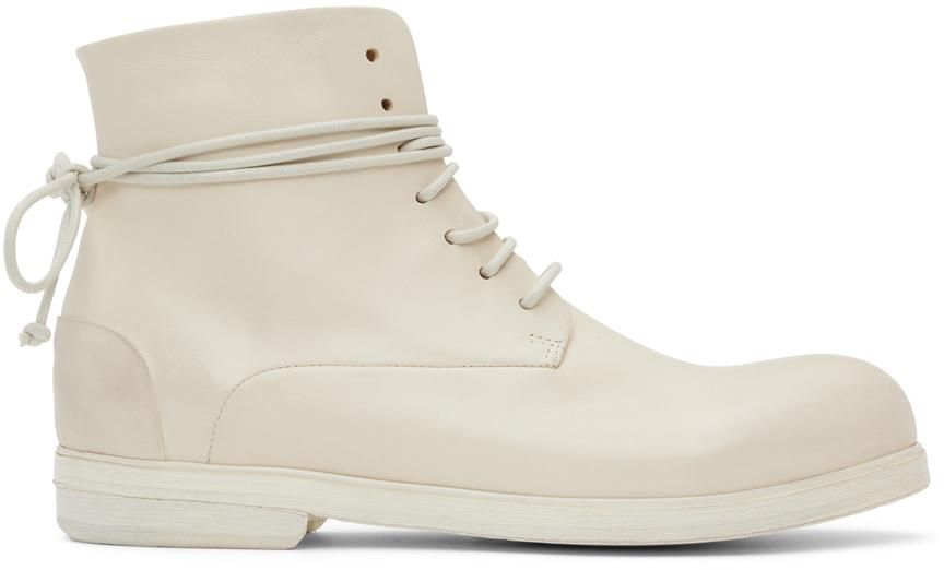 【関税込み】Marsell オフホワイト Zucca Media ブーツ Marsèll Off-White Zucca Media Boots from $249.00 - on Stylight