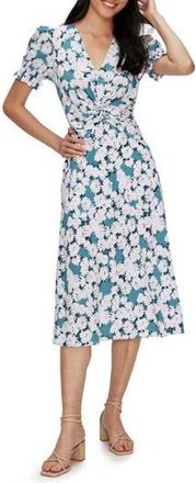 Diane Von F&uuml;rstenberg Anaba Floral Midi Dress in Vintage Daisies Sm Ivory at Nordstrom Rack, Size 0