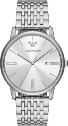 Emporio Armani Horloges - Heren - Horloges - Grijs - ONE Size - Accessoires