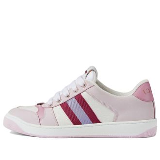 Gucci (WMNS) Gucci Screener Low-Top Sneakers White Pink 677423-HVKI0-9090