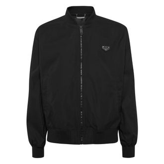 Philipp Plein Heren, Jassen, Zwart, Maat: 4XL Leer