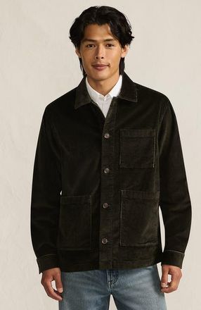Lands End Corduroy Chore Jacket in Havana Brown at Nordstrom, Size Large