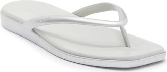 Crocs Miami Thong Flip Flop in Silver at Nordstrom Rack, Size 10