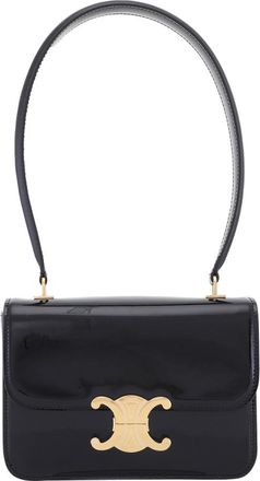 Celine Teen Garance Bag In Patent Calfskin - Black