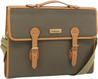 Burberry Pre-owned Business Bag - Dames - Vintage Schoudertas - Bruin - ONE Size - Leer - Vintage