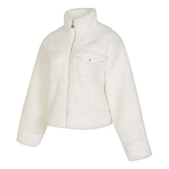 Nike Jordan (WMNS) Air Jordan Fuzzy High Pile Fleece Jacket Asia Sizing Sail FD7169-133