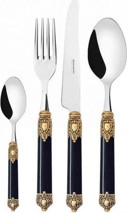 Bugatti 24 Piezas En Negro Conjunto De Compacto Negro Marmorizado Negro Negro Rinascimento Ghiera Dorata Bugatti