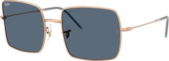Ray-Ban RBR0104S Square Reverse 92023A Womens Sunglasses Gold Size 54