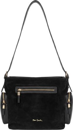 Pierre Cardin Schoudertas - Dames - Tassen - Zwart - Maat: ONE Size Leer