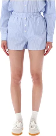 Sporty & Rich Donna, Pantaloncini, Blu, S, new
