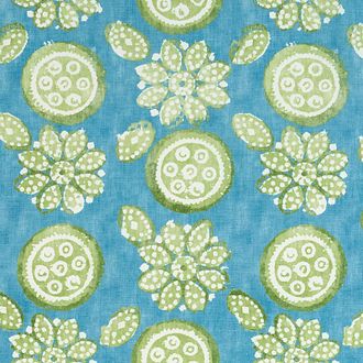 Ballard Designs Kerry Kiwi Fabric by the Yard - Ballard Designs