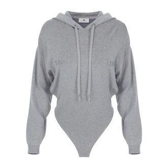 Elisabetta Franchi Dames, Tops, Grijs, Maat: XL