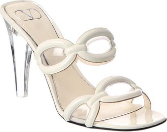 Valentino 100 Patent & Vinyl Sandal