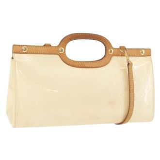 Louis Vuitton Pre-owned Vintage Hand Bag - Dames - Vintage Handtas - Beige - ONE Size - Leer - Vintage