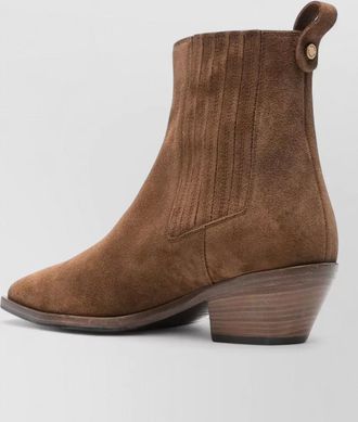 Roberto Festa Milano suede leather ankle boots