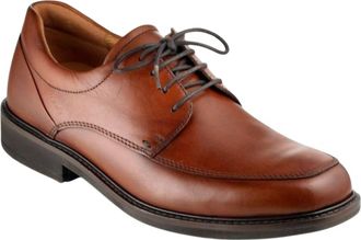 Ecco Mens Holton Apron Toe Tie Shoes In Cognac