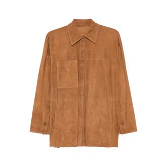 Salvatore Santoro Light Jackets, female, Brown, Size: 2XS Shirt Jacket