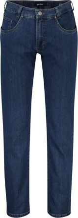 Gardeur Jeans, Heren, Blauw, W36 L30, Denim, Blauwe spijkerbroek met patroon