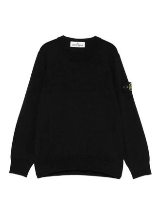 Stone Island Crewneck Sweater With Compass Application