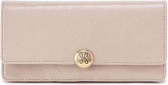 Hobo Large Hutton Leather Continental Wallet in Stone Gloss at Nordstrom